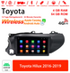 Android Autoradio für Toyota Hilux 2016-2019 mit Wireless CarPlay & Android Auto