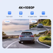 DDPAI Dash Cam Z50 Pro 4K UHD 3 "IPS Display Gebaut-in GPS ADAS Dual-kanal Auto DVR Wi-Fi 24H Parkplatz Monitor Dashcam
