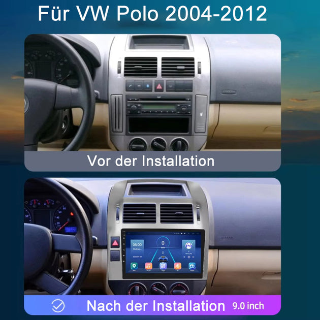 Android Autoradio für VW Polo 2004-2012 mit Wireless CarPlay & Android Auto