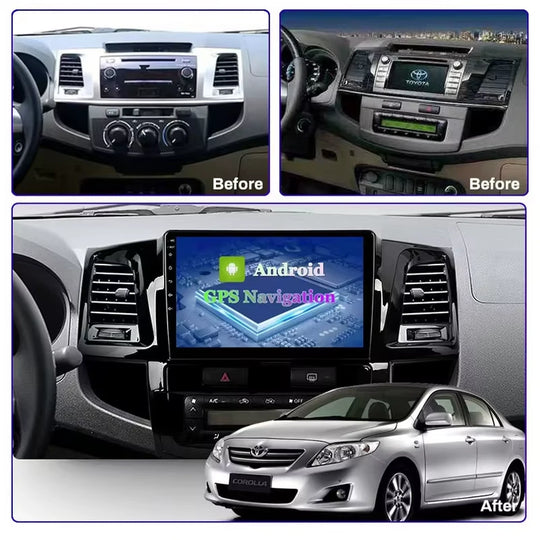 Android Autoradio für Toyota Hilux 2007-2015 mit Wireless CarPlay & Android Auto