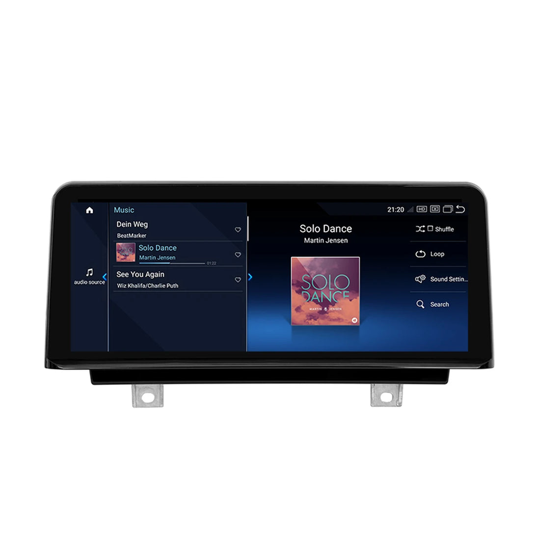 Android Autoradio für BMW 3er F30/F31/F34/F35 und 4er F32/F33/F36 2013-2016 mit Wireless CarPlay, Android Auto & DAB+
