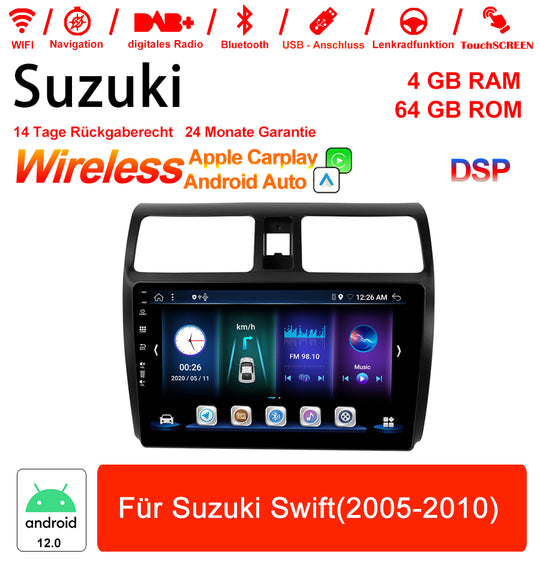 Android Autoradio für Suzuki Swift 2005-2010 mit Wireless CarPlay & Android Auto