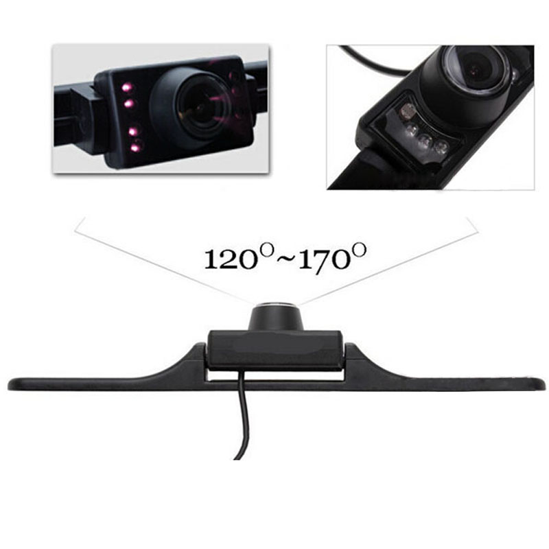 HD 4,3 Zoll Spiegelmonitor Rückfahrkamera mit IR-Nachtsicht