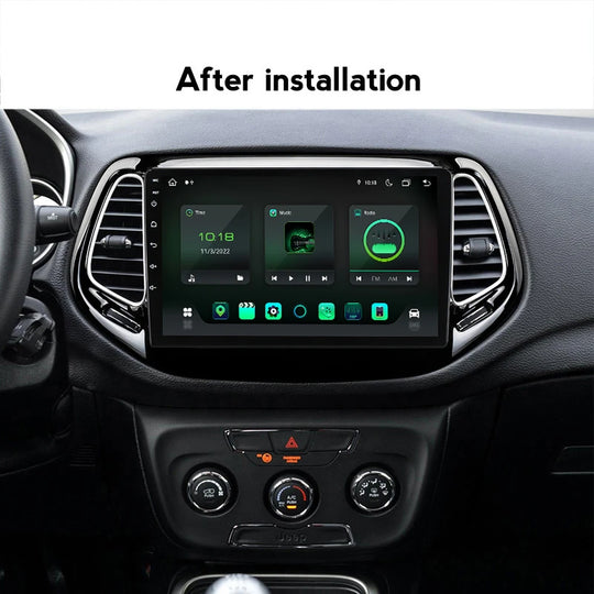 Android Autoradio für Jeep Compass 2016-2017 mit Wireless CarPlay & Android Auto
