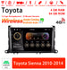 Android Autoradio für Toyota Sienna 2010-2014 mit Wireless CarPlay & Android Auto