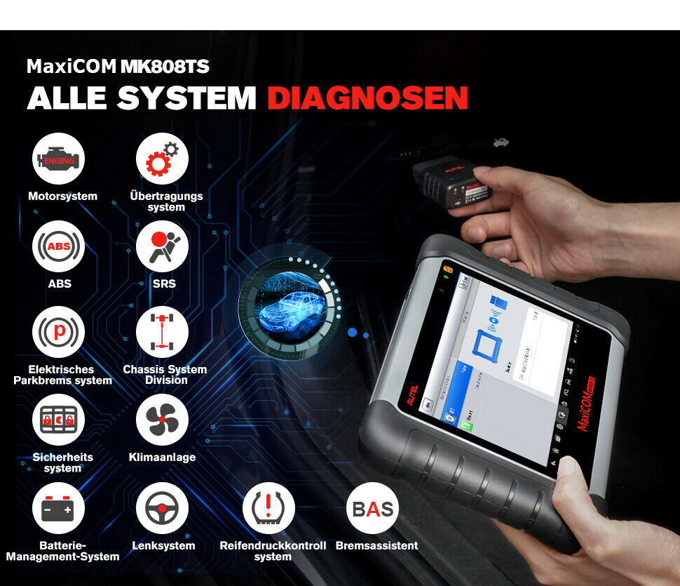 Autel MK808TS TPMS Diagnose- und Programmiergerät
