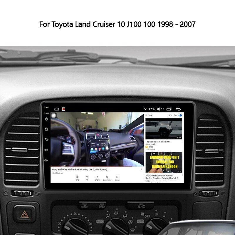 Android Autoradio für Toyota Land Cruiser 1998-2007 mit Wireless CarPlay & Android Auto