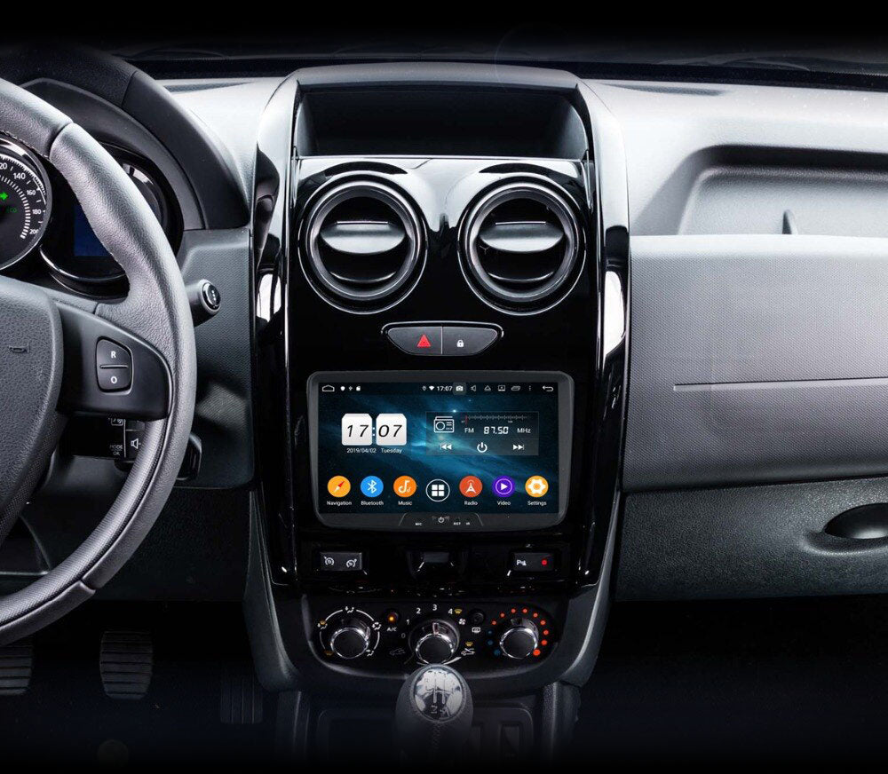 Android Autoradio für Dacia Duster / Logan / Sandero / Dokker / Lodgy ab 2012 mit Wireless CarPlay & Android Auto