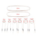 8Pcs Mini Magnetische Heizung DIY Spulen Spule Ductor Magnetische Heizung Kit Flammenlose Wärme Zubehör