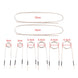8Pcs Mini Magnetische Heizung DIY Spulen Spule Ductor Magnetische Heizung Kit Flammenlose Wärme Zubehör