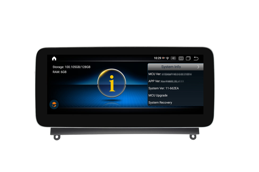 Android Autoradio für Mercedes Benz C-Klasse W204 2008-2010 mit Wireless CarPlay, Android Auto & DAB+