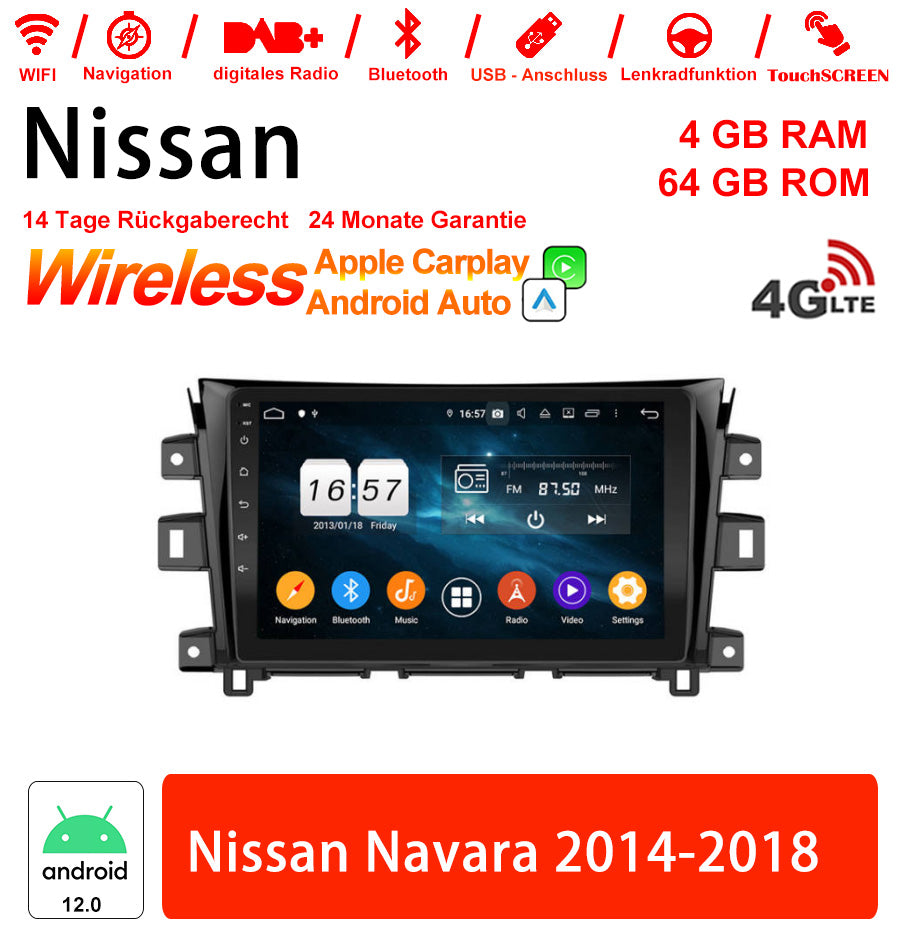 Android Autoradio für Nissan Navara 2014-2018 mit Wireless CarPlay & Android Auto
