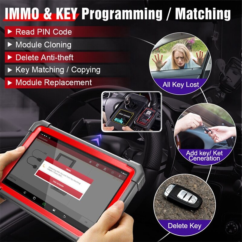 LAUNCH X431 IMMO Plus Diagnosegerät mit Programmierfunktionen