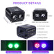 20W RGBW Doppelkopf Auto Sternenhimmel Musiksteuerung Autodach Stern Glasfaser Stern Deckenset Smart APP Funkelndes Glasfaserlicht