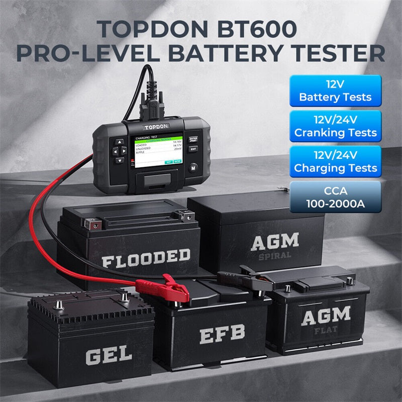 TOPDON BT600 Batterie- und Ladegerät