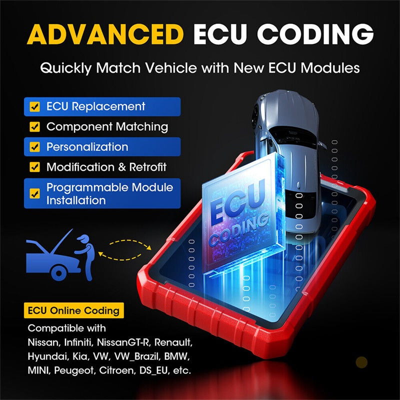 LAUNCH X431 PROS ELITE Diagnosegerät mit ECU Codierung & Vollsystemdiagnose