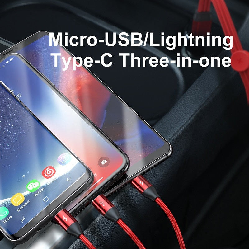 Baseus Magnetspeicherwagen mit 3 in 1 USB-Kabel