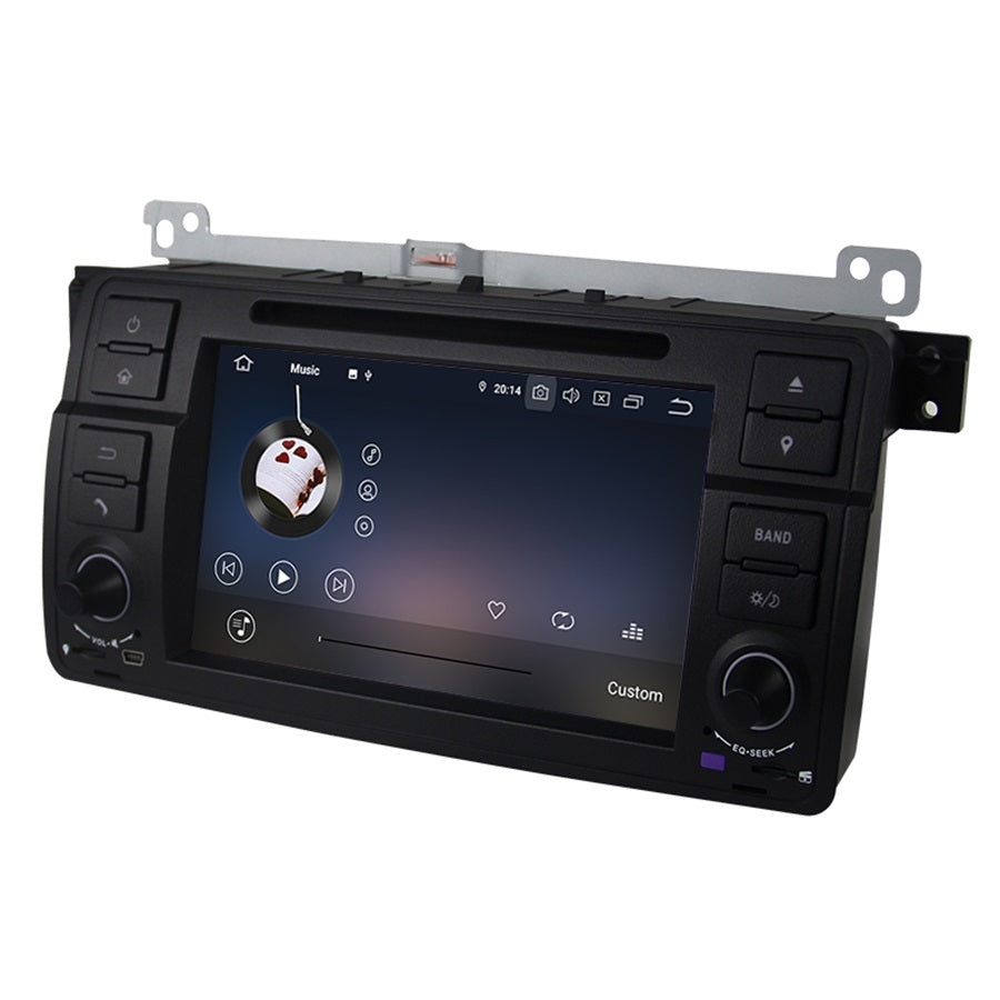 Android Autoradio für BMW 3er E46 und M3 E46 1998-2006 mit Wireless CarPlay, Android Auto & DAB+