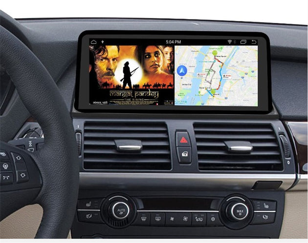Android Autoradio für BMW X5 E70 und X6 E71 2007-2010 mit Wireless CarPlay, Android Auto & DAB+