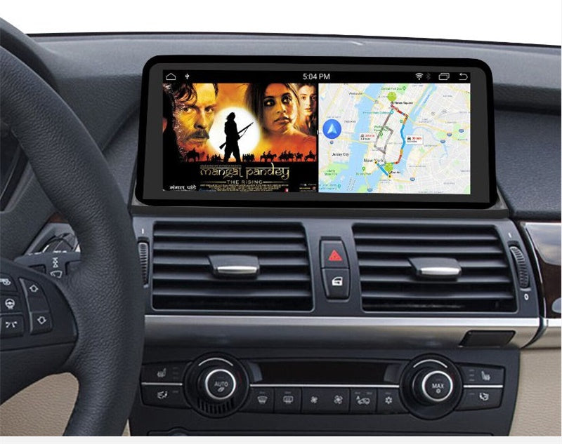 Android Autoradio für BMW X5 E70 und X6 E71 2007-2010 mit Wireless CarPlay, Android Auto & DAB+