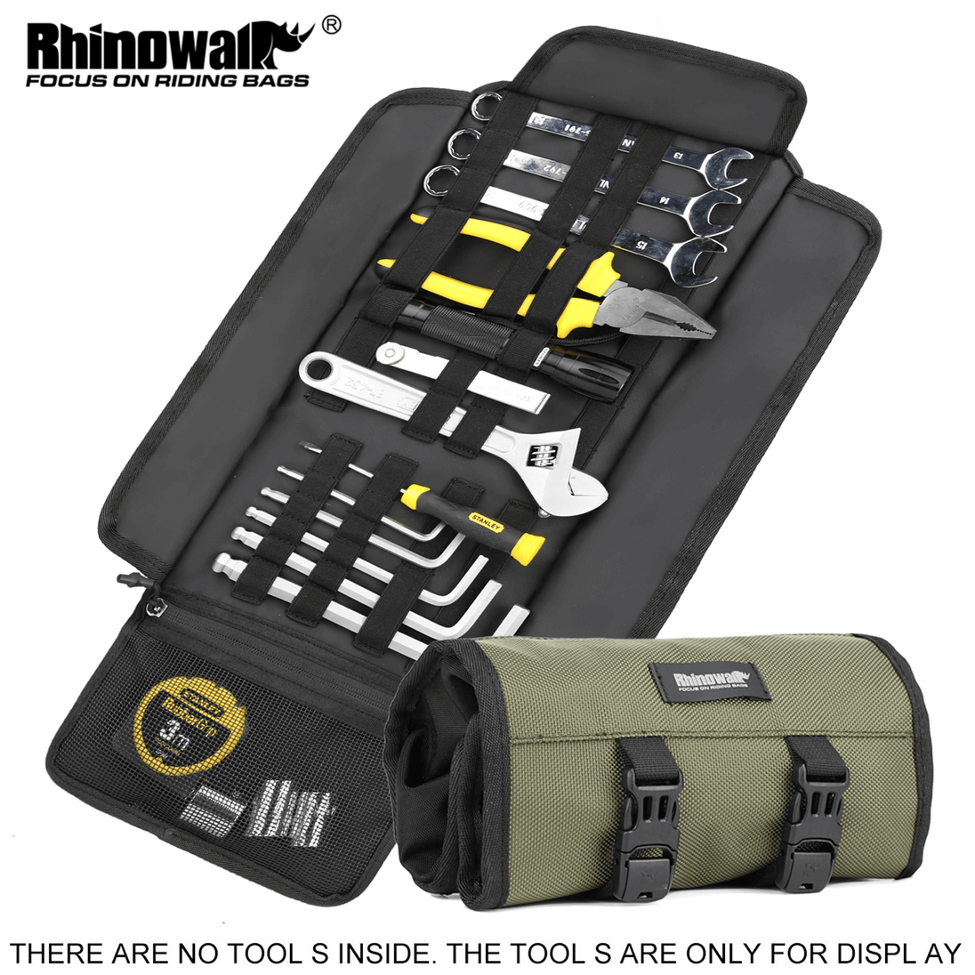 Rhinowalk Motorrad Werkzeug Rolle Tasche Tragbaren Motor Satteltaschen Seite Tasche Tasche Outdoor Reise...