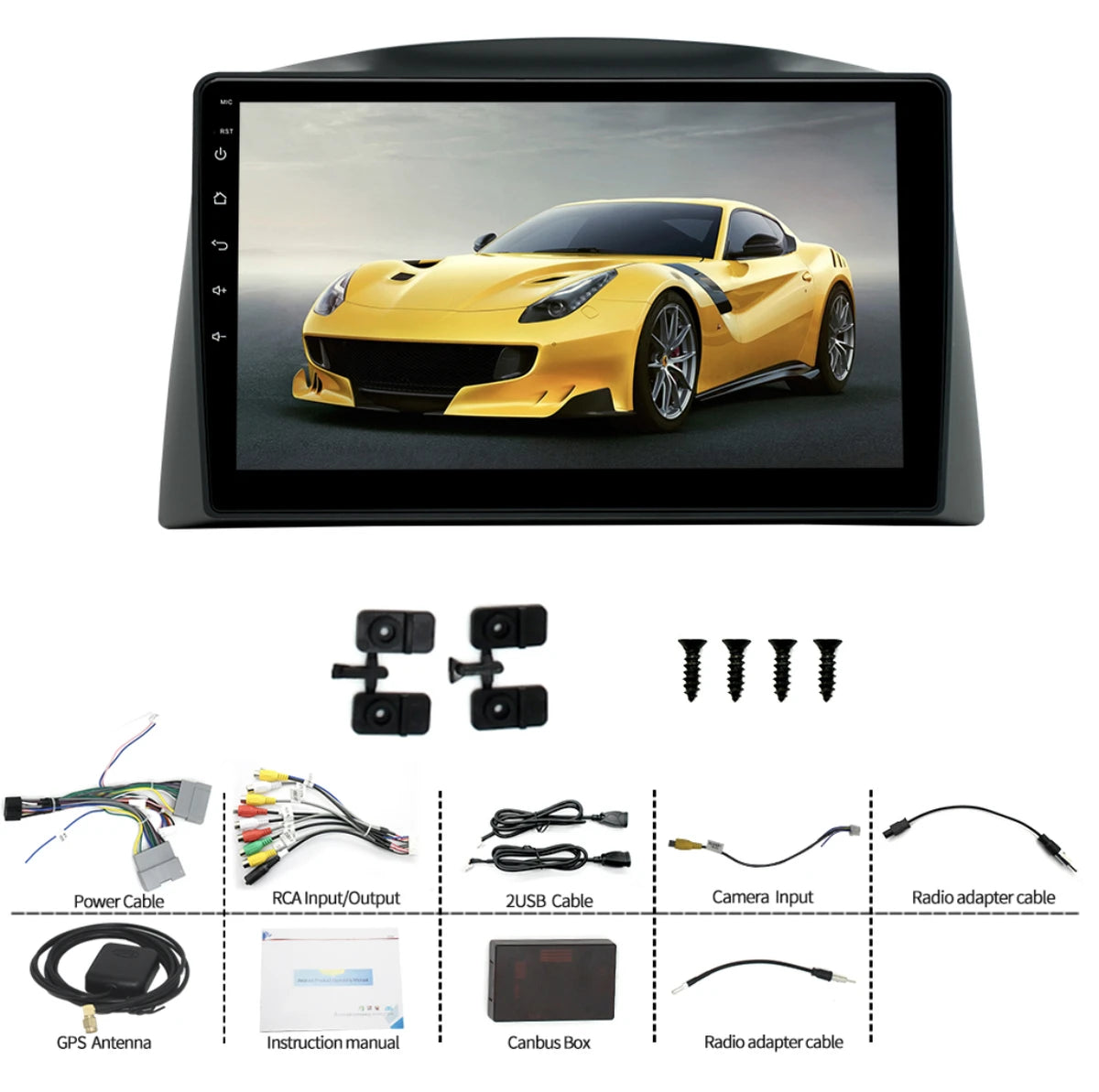 Android Autoradio für Jeep Grand Cherokee 2005-2007 mit Wireless CarPlay & Android Auto