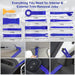 43 stücke Hand Werkzeug Set Hebeln Demontage Werkzeug Innen Tür Clip Panel Trim Dashboard Removal Tool Kit Auto...