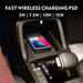 15W kabelloses Qi-Autoladegerät mit USB, kompatibel mit iPhone 16/15/14/13/12/11, Samsung und allen Qi-fähigen Geräten