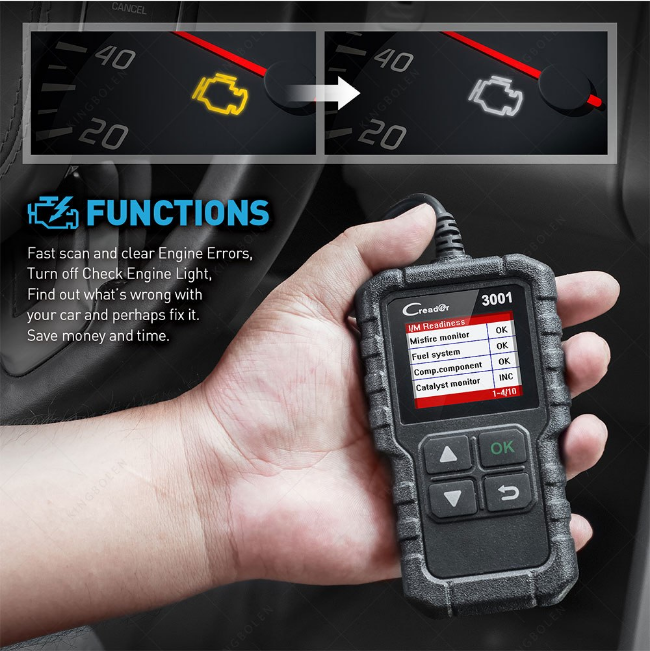 LAUNCH CR3001 OBD2 Diagnosegerät für Fahrzeugsysteme