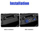 12V 24V 6 Tasten Auto Schalttafel 15a Sicherung Marine Leistungs schalter Voltmeter Tester Licht umschalten USB Ladegeräte 3,0 Auto Splitter