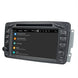 Android Autoradio für Mercedes Benz C-Klasse W203/C209/W209, S-Klasse W203 und CLK C209/W209 1998-2006 mit Wireless CarPlay, Android Auto & DAB+