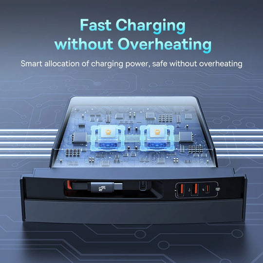Baseus pd 45w schnell ladegerät auto docking station hub intelligente docking station für tesla modell 3/y usb shunt powered splitter