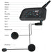Motorrad Bluetooth Helm Headsets Intercom für 6 Fahrer BT Wireless Intercomunicador Interphone MP3 Bluetooth Headset