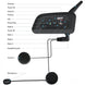 Motorrad Bluetooth Helm Headsets Intercom für 6 Fahrer BT Wireless Intercomunicador Interphone MP3 Bluetooth Headset