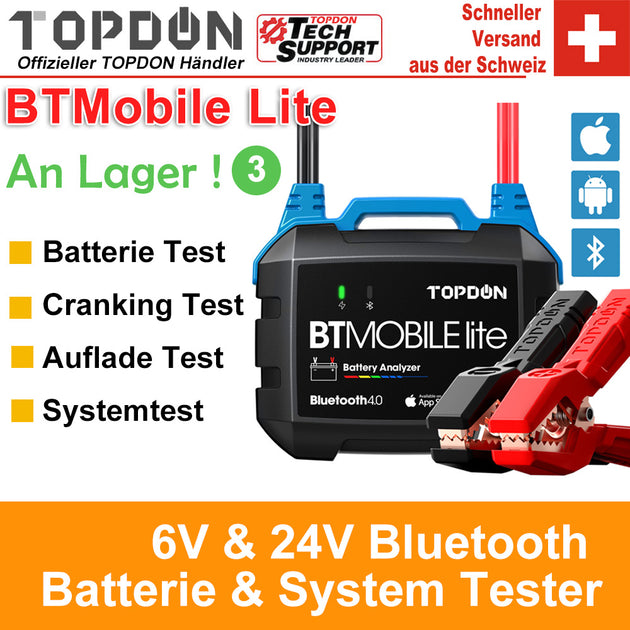 TOPDON BTMobile Lite Batterie- und Ladegerät
