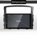 9 Zoll Android Autoradio für Mitsubishi Pajero 2008-2014 mit Wireless CarPlay & Android Auto