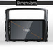 9 Zoll Android Autoradio für Mitsubishi Pajero 2008-2014 mit Wireless CarPlay & Android Auto
