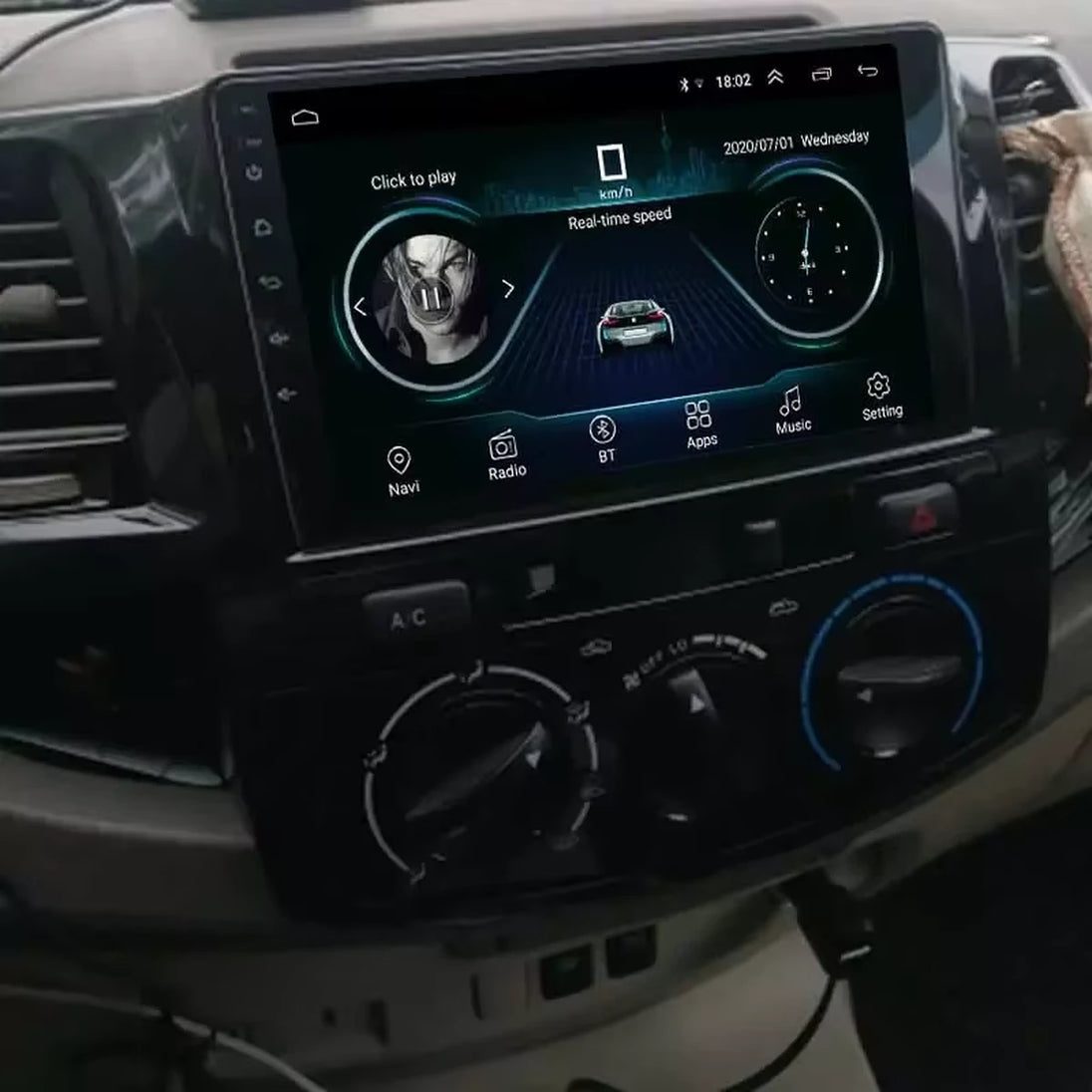 Android Autoradio für Toyota Hilux 2007-2015 mit Wireless CarPlay & Android Auto