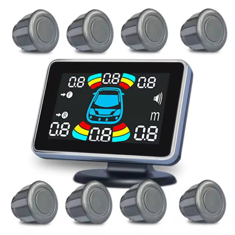 8 Parks ensor Parkt ronic Auto Auto Umkehr Backup Radar Elektronik hinten Auto Detektor Backing Assistance Kit Summer