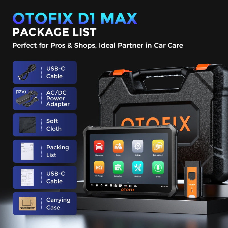OTOFIX D1 Max OBD2 Diagnosegerät für Fahrzeugsysteme