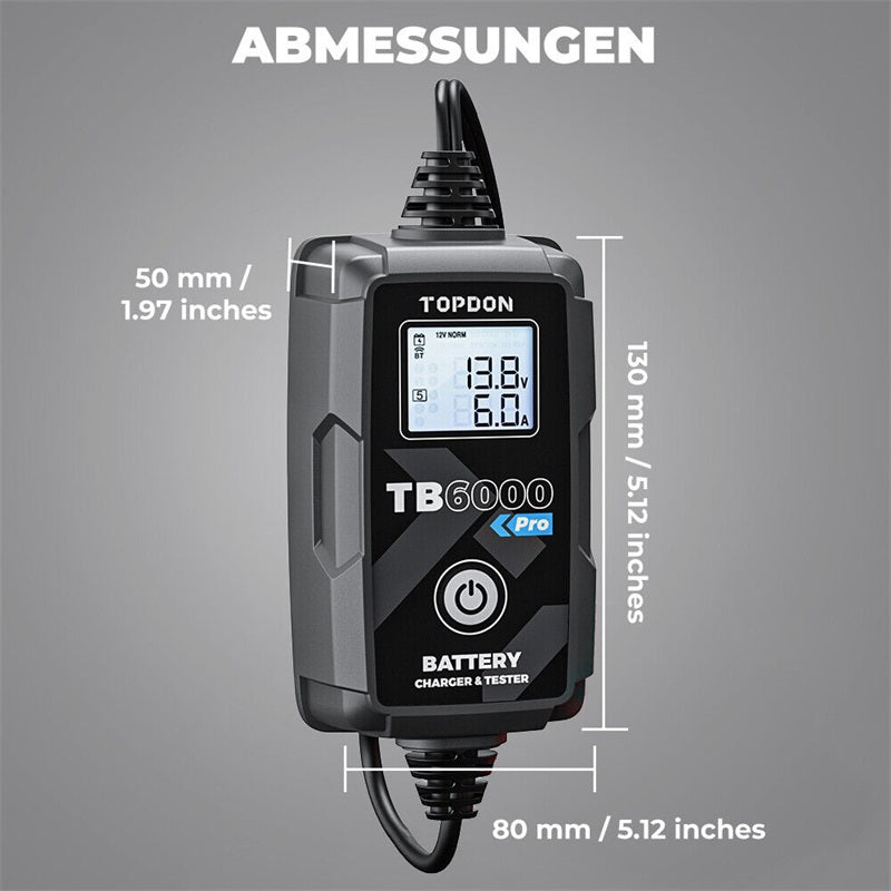TOPDON TB6000Pro Batterie- und Ladegerät