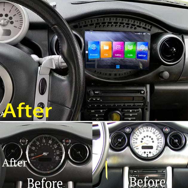 Android Autoradio für BMW MINI 2000-2006 mit Wireless CarPlay, Android Auto & DAB+