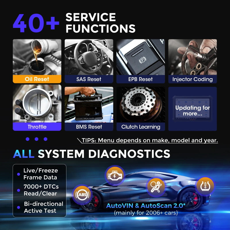 OTOFIX D1 Max OBD2 Diagnosegerät für Fahrzeugsysteme