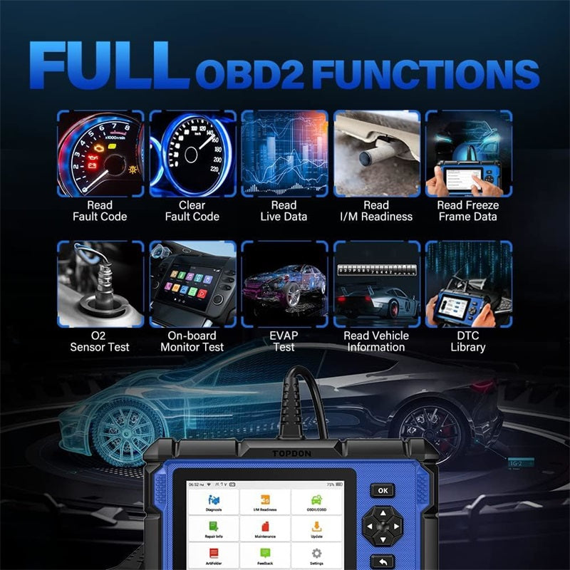 TOPDON ArtiDiag600S OBD2 Diagnosegerät für Fahrzeugsysteme