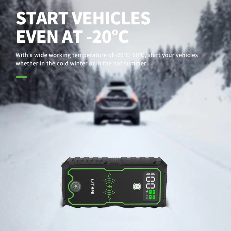 UTRAI Power Bank 2500A Starthilfe Tragbare Ladegerät Auto Booster 12V Auto Start Gerät Notfall Auto Batterie Starter