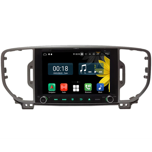 Android Autoradio für Kia Sportage 2016-2017 mit Wireless CarPlay & Android Auto