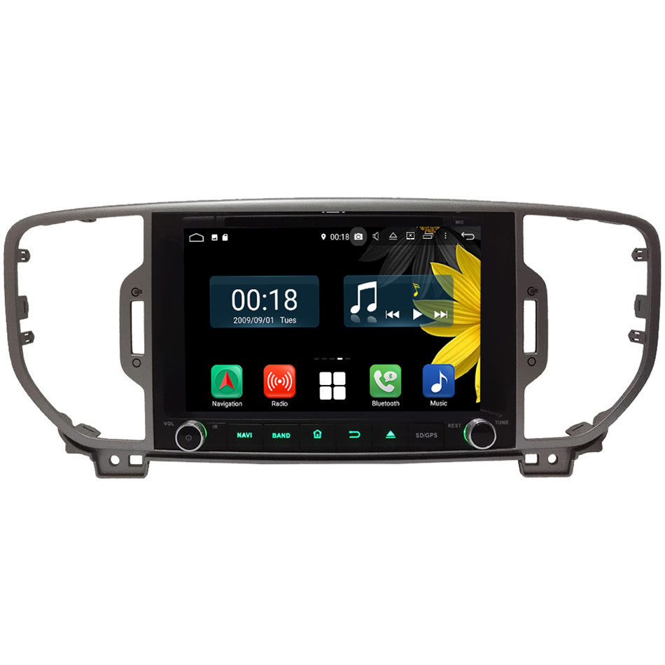 Android Autoradio für Kia Sportage 2016-2017 mit Wireless CarPlay & Android Auto