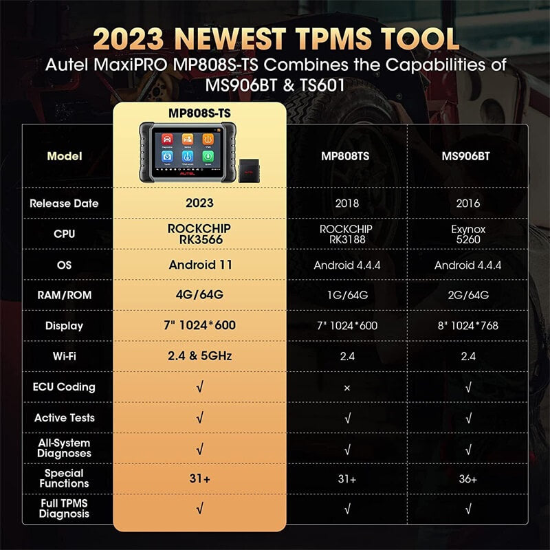 Autel MP808S-TS TPMS Diagnose- und Programmiergerät