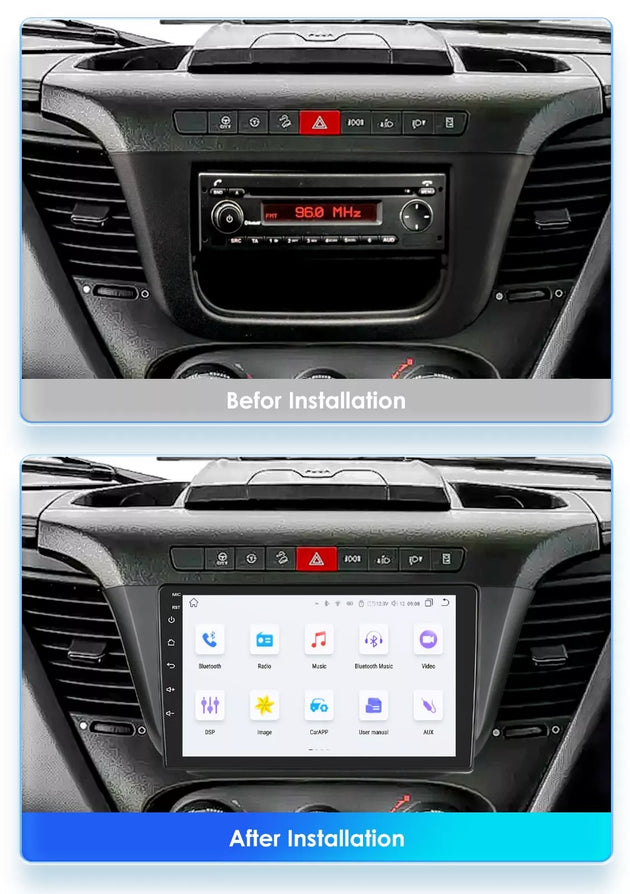 Android Autoradio für IVECO Daily 2013-2021 mit Wireless CarPlay & Android Auto