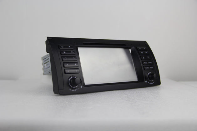 Android Autoradio für BMW 5er E39, X5 E53 und M5 E39 1996-2007 mit Wireless CarPlay, Android Auto & DAB+